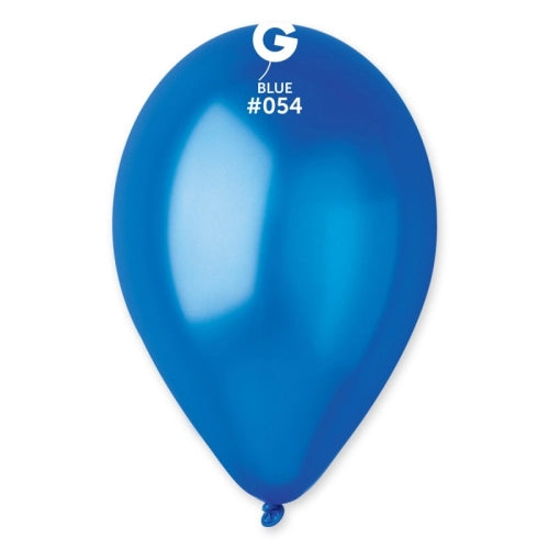 12" LÁTEX 100CT AZUL METÁLICO #054, 30cm