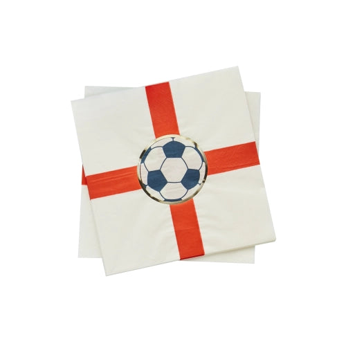 VAMOS, PAQUETE DE PAPEL DE PAPEL DE FÚTBOL INGLESA, PAQUETE DE 16
