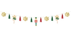 CASCANUECES DE GUIRNALDA DE PAPEL, MEZCLA, 2M