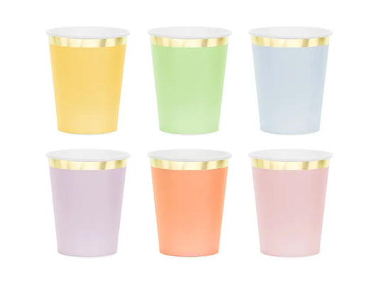 VASOS, MEZCLA, 220ML (1 PKT / 6 PC)